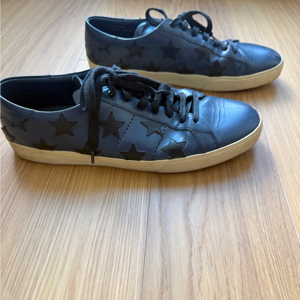 Men's Saint Laurent Black Star Sneakers